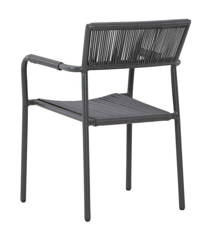 Crystal Breeze 3Piece Table and Chair Set P304-050 Gray Casual Outdoor Standard Height By AFI - sofafair.com
