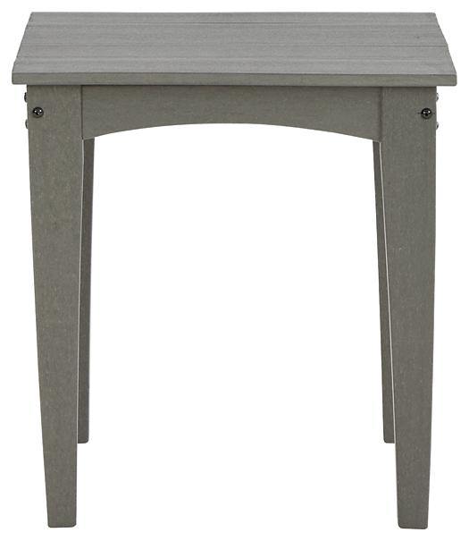 Visola Outdoor End Table P802-702 Gray Contemporary Outdoor Occasional By AFI - sofafair.com