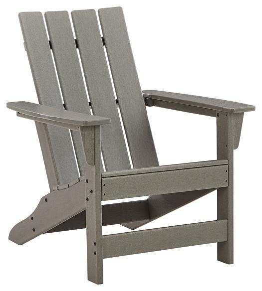 Visola Adirondack Chair P802-898 Gray Contemporary outdoor seating By ashley - sofafair.com