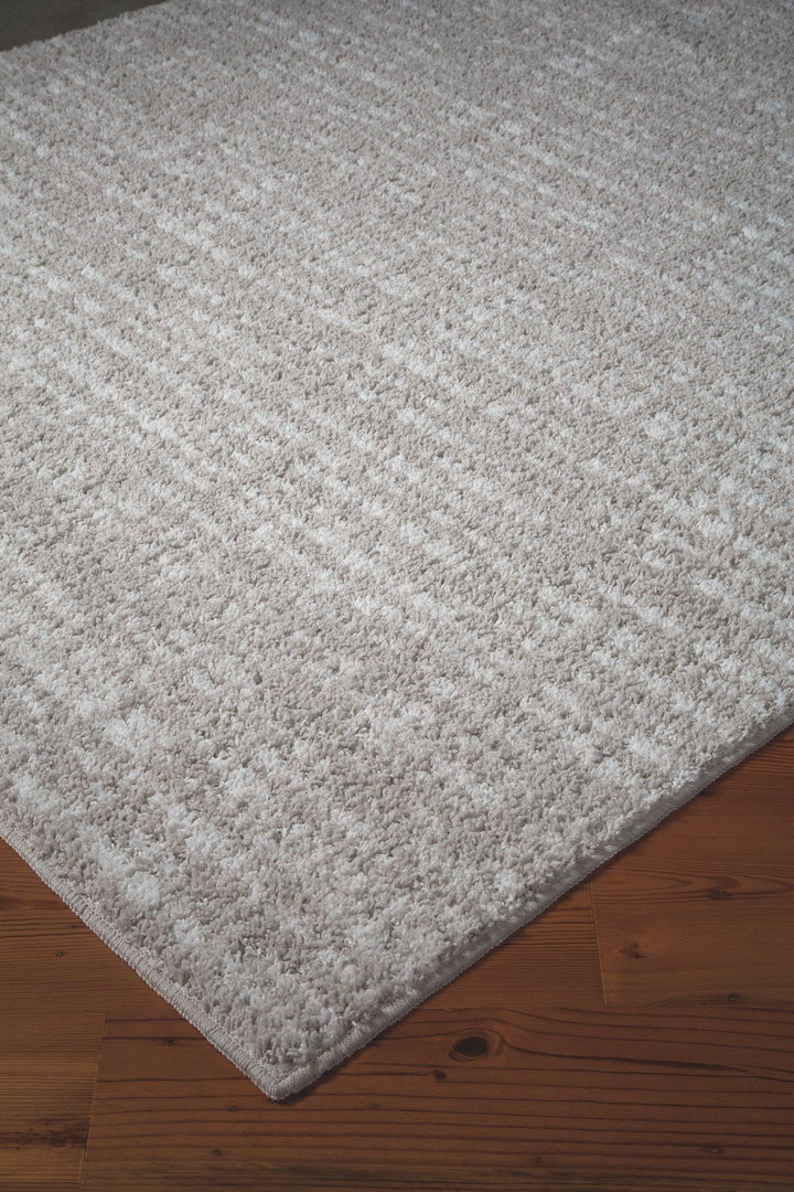 Norris 76 x 96 Rug R400801 Taupe/White Casual Area Rugs By AFI - sofafair.com