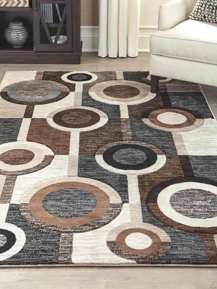 Guintte 5 x 67 Rug R403972 Multi Contemporary Area Rugs By AFI - sofafair.com