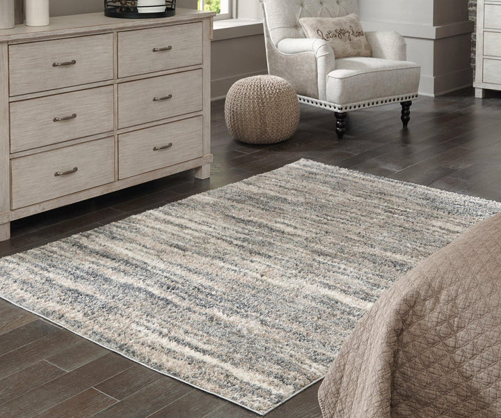 Gizela 53 x 73 Rug R404862 Ivory/Beige/Gray Contemporary Area Rugs By AFI - sofafair.com