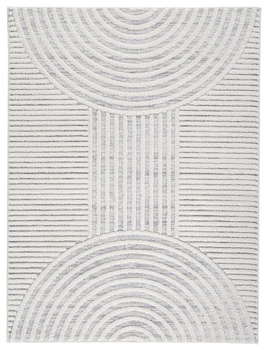 Lambworth 710 x 10 Rug R405341 Gray/Cream Contemporary Area Rugs By AFI - sofafair.com