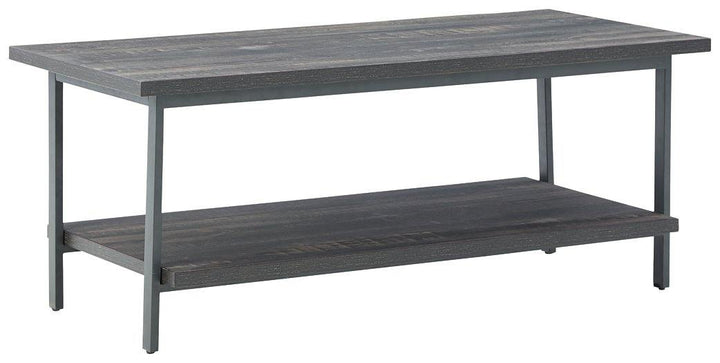 Jandoree Coffee Table T085-1 Grayish Brown Casual Stationary Occasionals By AFI - sofafair.com