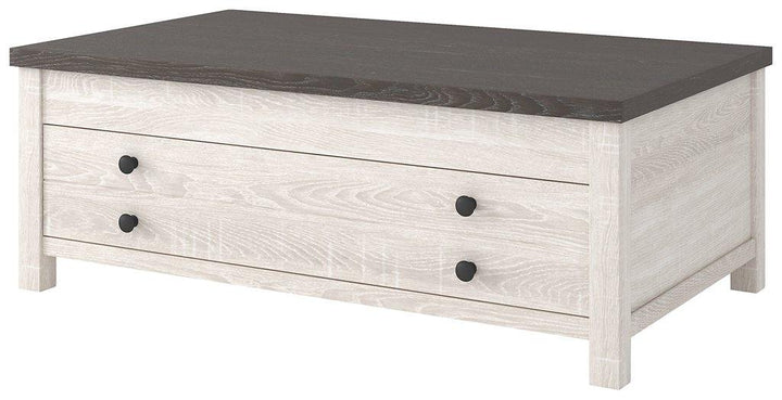 Dorrinson Coffee Table with Lift Top T287-9 Two-tone Casual Motion Occasionals By AFI - sofafair.com