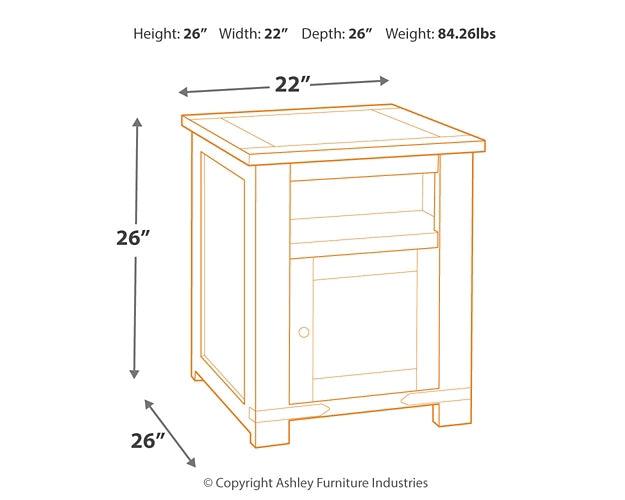 Budmore Coffee Table and 2 End Tables T372T1 Brown Casual Occasional Table Package By AFI - sofafair.com