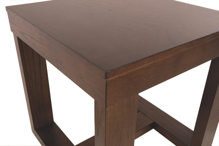 Watson End Table T481-2 Dark Brown Contemporary Stationary Occasionals By AFI - sofafair.com