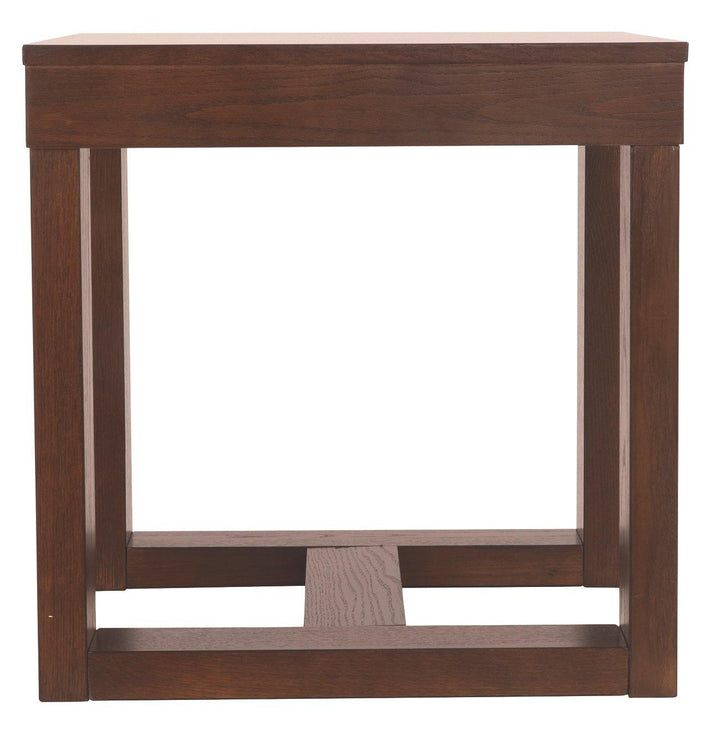 Watson End Table T481-2 Dark Brown Contemporary Stationary Occasionals By AFI - sofafair.com