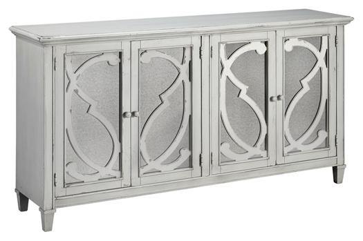 Mirimyn Accent Cabinet T505-562 Off White Casual Stationary Occasionals By AFI - sofafair.com