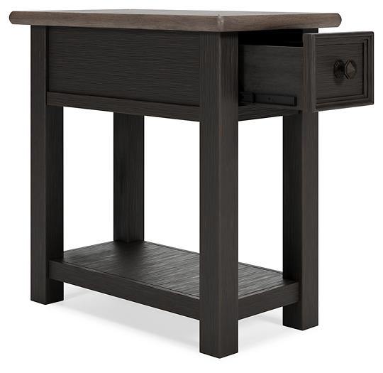 Tyler Creek Chairside End Table T736-107 Two-tone Casual Stationary Occasionals By AFI - sofafair.com