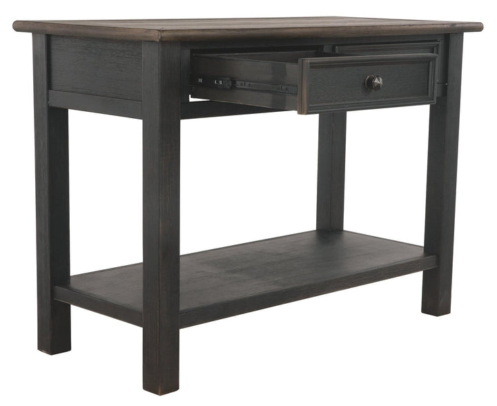 Tyler Creek Sofa/Console Table T736-4 Grayish Brown/Black Casual Stationary Occasionals By AFI - sofafair.com