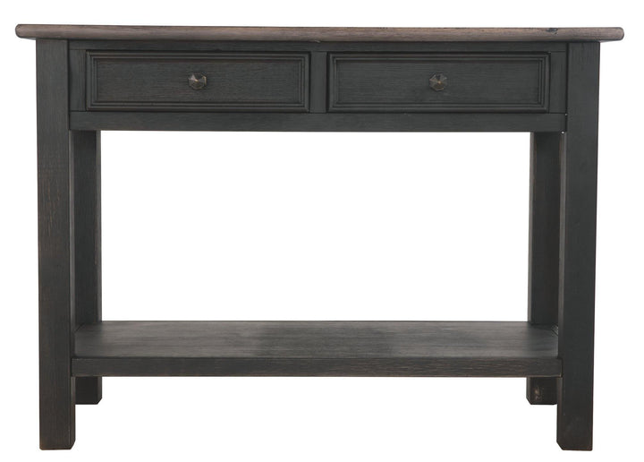 Tyler Creek Sofa/Console Table T736-4 Grayish Brown/Black Casual Stationary Occasionals By AFI - sofafair.com
