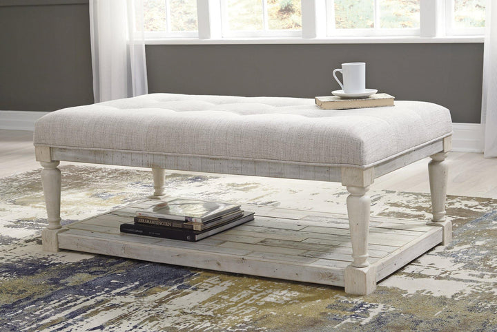 Shawnalore Coffee Table Ottoman T782-21 Whitewash Casual Stationary Occasionals By AFI - sofafair.com