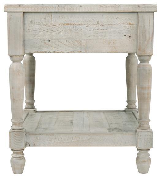 Shawnalore End Table T782-3 Whitewash Casual Stationary Occasionals By AFI - sofafair.com