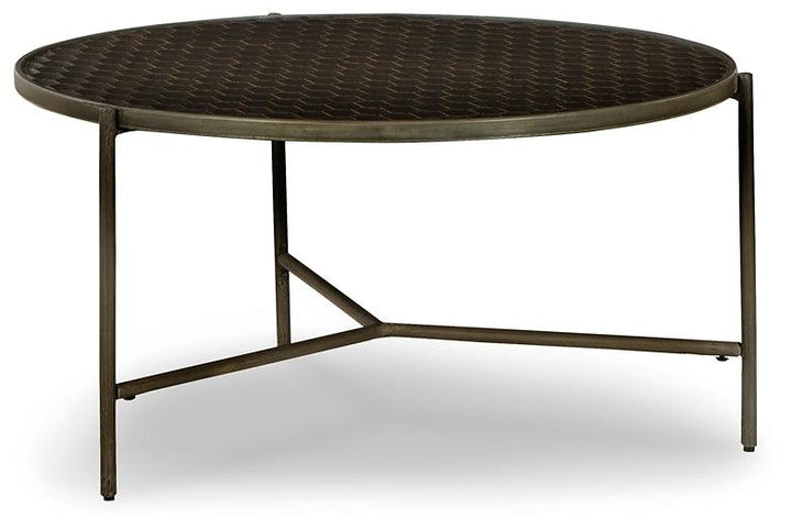 Doraley Coffee Table T793-8 Brown/Gray Contemporary Stationary Occasionals By AFI - sofafair.com