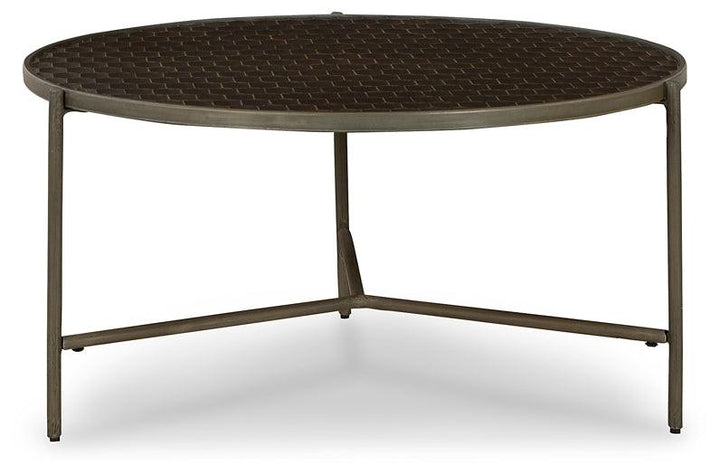 Doraley Coffee Table T793-8 Brown/Gray Contemporary Stationary Occasionals By AFI - sofafair.com