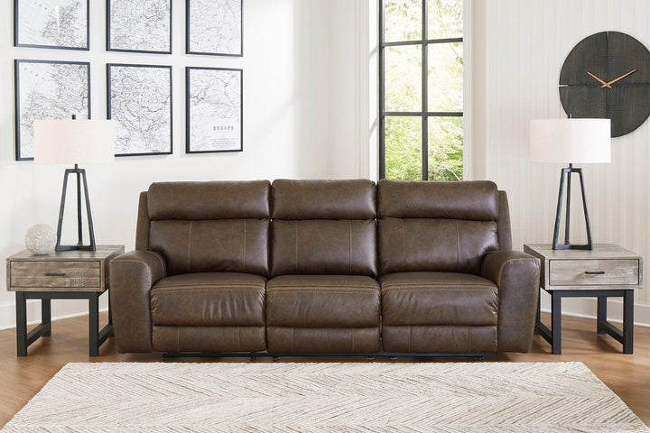 Roman Power Reclining Sofa U2540115 Umber Contemporary Motion Upholstery By AFI - sofafair.com