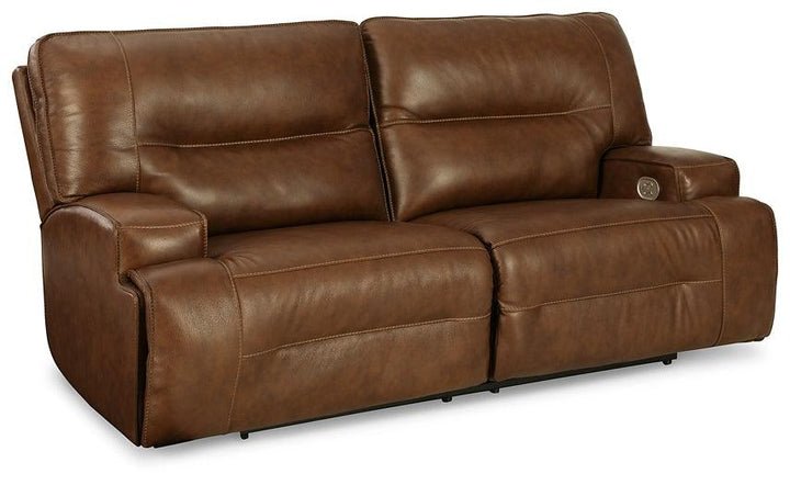 Francesca Power Reclining Sofa U2570547 Auburn Contemporary Motion Upholstery By AFI - sofafair.com