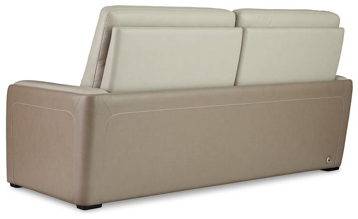 Battleville Power Reclining Sofa U3070547 Almond Contemporary Motion Upholstery By AFI - sofafair.com