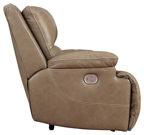 Ricmen Oversized Power Recliner U4370282 Putty Contemporary Motion Upholstery By AFI - sofafair.com
