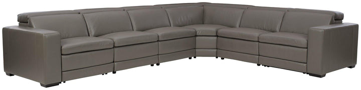 Texline 7Piece Power Reclining Sectional U59603S7 Gray Contemporary Motion Sectionals By AFI - sofafair.com