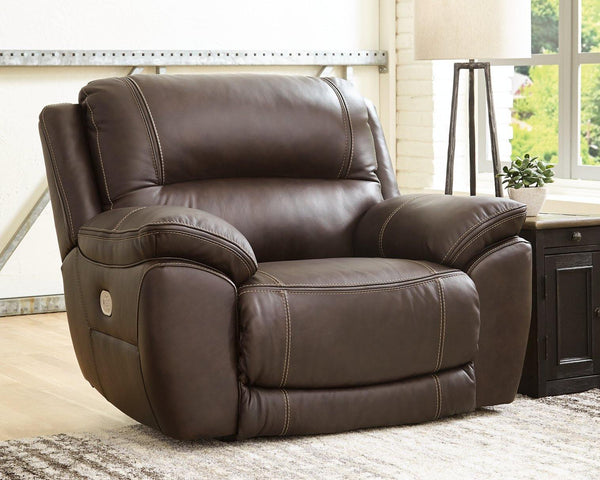 Dunleith Power Recliner U7160482 Chocolate Contemporary Motion Recliners - Free Standing By AFI - sofafair.com