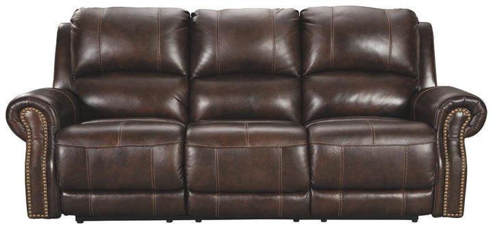 Buncrana Power Reclining Sofa U8460415 Chocolate Contemporary Motion Upholstery By AFI - sofafair.com