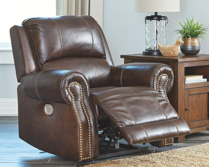 Buncrana Power Recliner U8460413 Chocolate Contemporary Motion Upholstery By AFI - sofafair.com