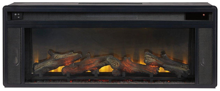 Entertainment Accessories Fireplace Insert W100-12 Black Contemporary Fireplaces By AFI - sofafair.com