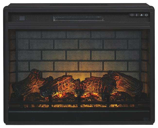Entertainment Accessories Electric Infrared Fireplace Insert W100-121 Black Contemporary Fireplaces By AFI - sofafair.com