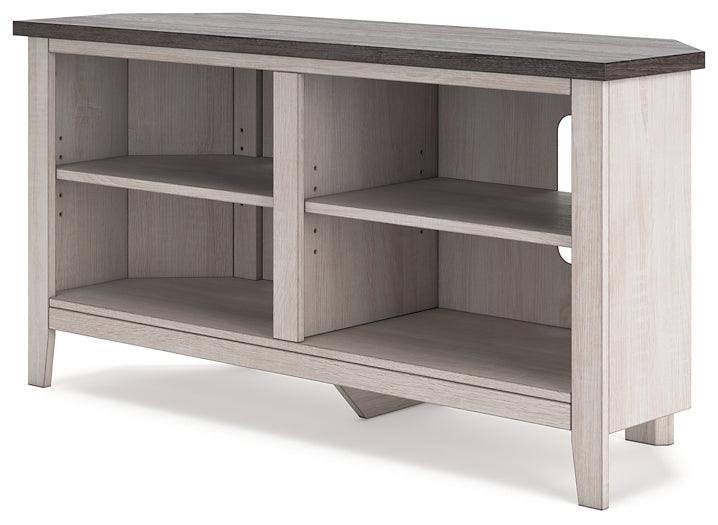 Dorrinson Corner TV Stand W287-46 Two-tone Casual Console TV Stands By AFI - sofafair.com