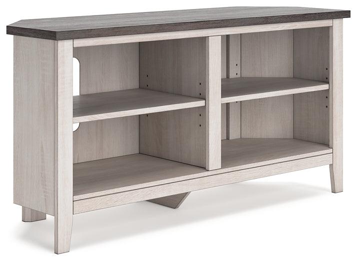 Dorrinson Corner TV Stand W287-46 Two-tone Casual Console TV Stands By AFI - sofafair.com