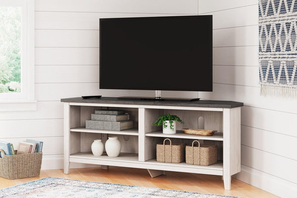 Dorrinson Corner TV Stand W287-56 Two-tone Casual Console TV Stands By AFI - sofafair.com