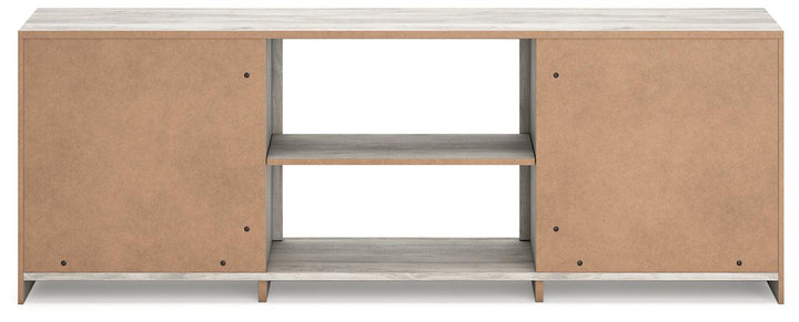 Bellaby 72 TV Stand W331-168 Whitewash Casual Console TV Stands By AFI - sofafair.com