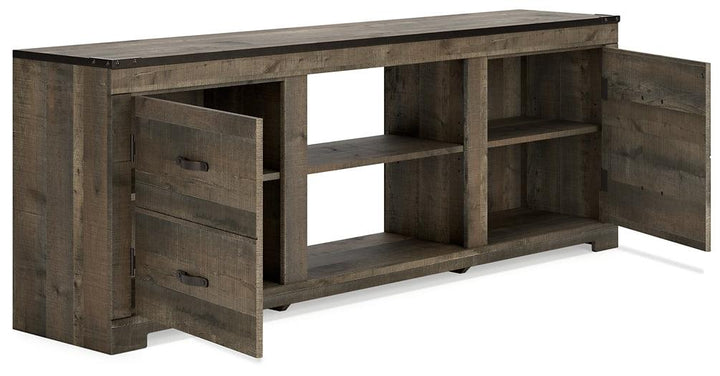 Trinell 72 TV Stand W446-168 Brown Casual Console TV Stands By AFI - sofafair.com