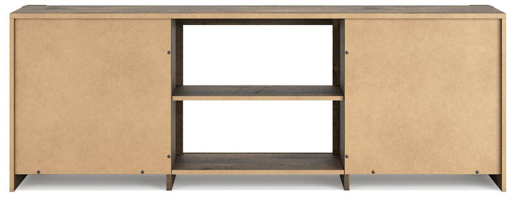 Trinell 72 TV Stand W446-168 Brown Casual Console TV Stands By AFI - sofafair.com