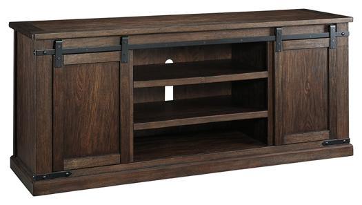 Budmore 70 TV Stand W562-68 Rustic Brown Casual Console TV Stands By AFI - sofafair.com