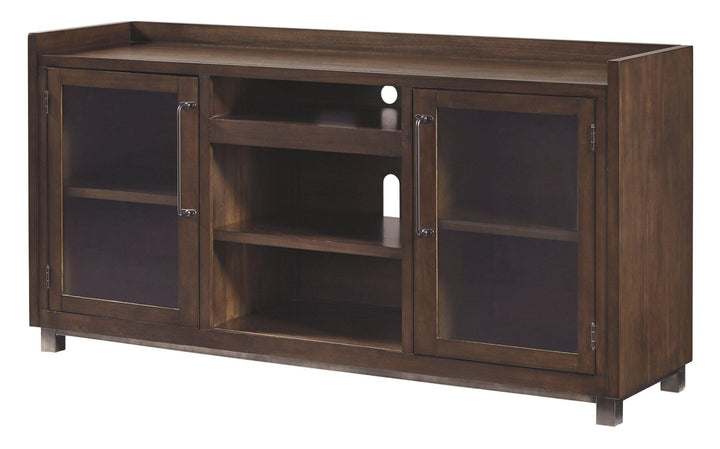 Starmore 70 TV Stand with Electric Fireplace W633W4 Brown Contemporary Walls By AFI - sofafair.com