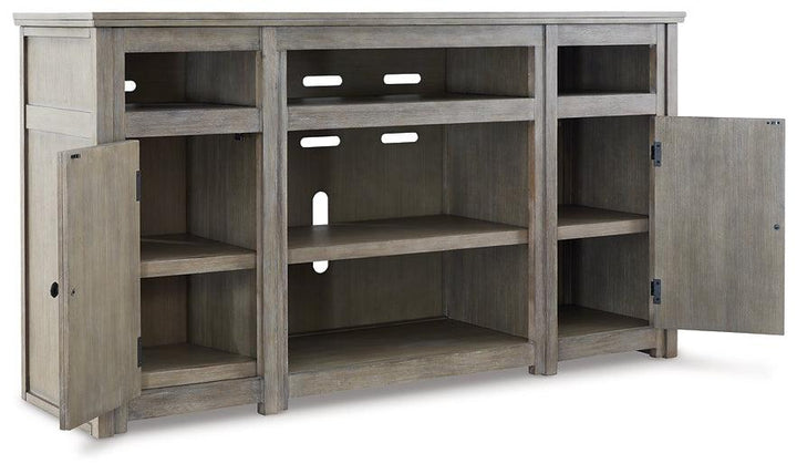 Moreshire 72 TV Stand W659-68 Bisque Casual Console TV Stands By AFI - sofafair.com