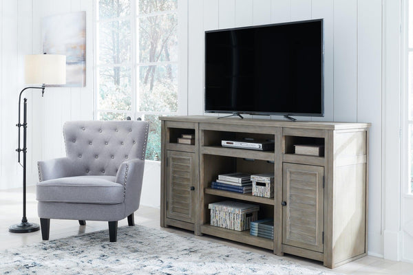 Moreshire 72 TV Stand W659-68 Bisque Casual Console TV Stands By AFI - sofafair.com