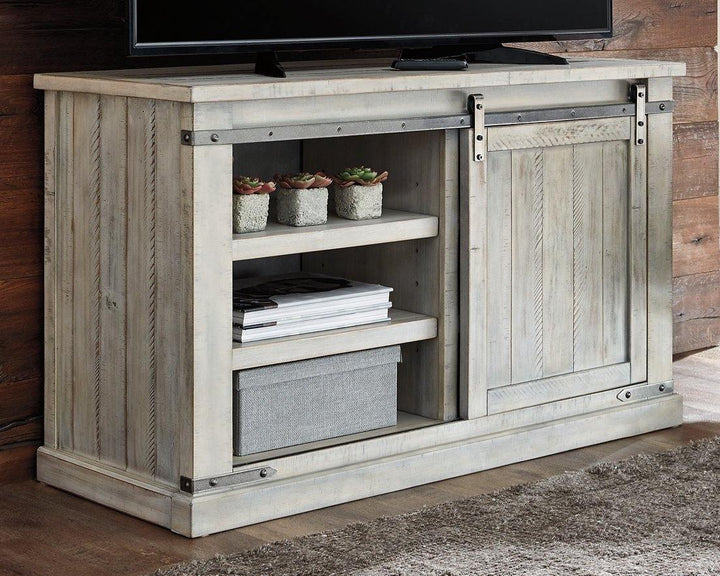 Carynhurst 50 TV Stand W755-28 Whitewash Casual Console TV Stands By AFI - sofafair.com