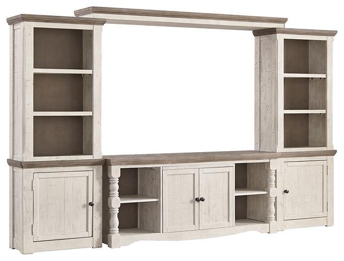 Havalance 4Piece Entertainment Center W814W1 Two-tone Casual Walls By AFI - sofafair.com