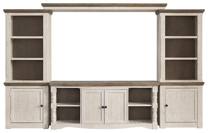 Havalance 4Piece Entertainment Center W814W1 Two-tone Casual Walls By AFI - sofafair.com