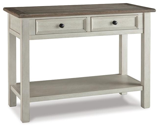 Bolanburg Sofa/Console Table T637-4 White Casual Motion Occasionals By Ashley - sofafair.com