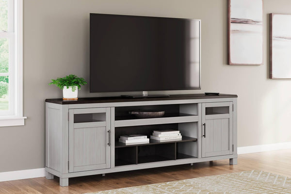 W796-68 Black/Gray Casual Darborn 88" TV Stand By AFI - sofafair.com