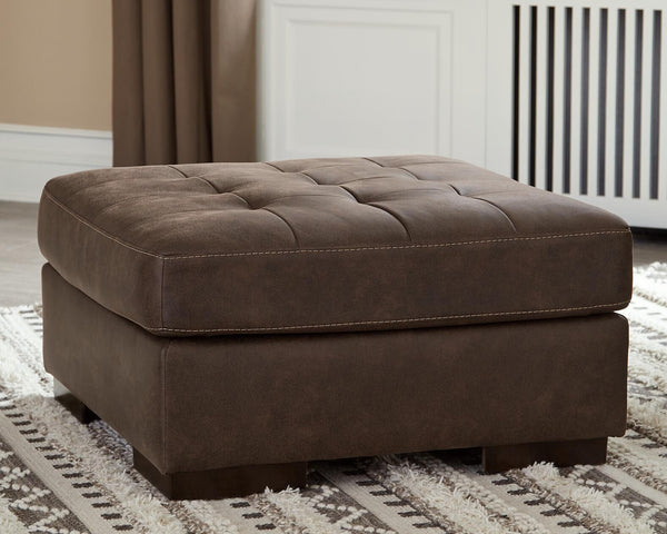 6200208 Brown/Beige Contemporary Maderla Oversized Accent Ottoman By Ashley - sofafair.com