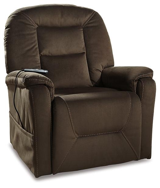 Samir Power Lift Recliner 2080112 Brown/Beige Contemporary Motion Recliners - Free Standing By Ashley - sofafair.com