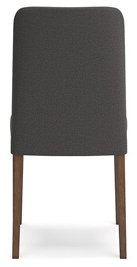 D615-02 Black/Gray Contemporary Lyncott Dining Chair By Ashley - sofafair.com