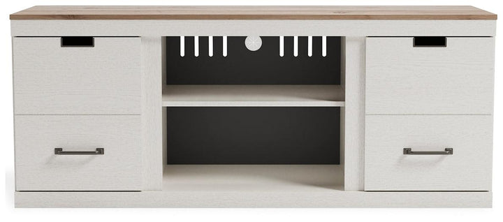 EW1428-168 White Casual Vaibryn 60" TV Stand By Ashley - sofafair.com