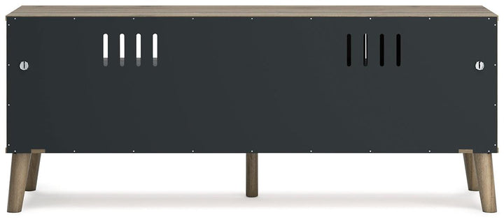 EW1187-268 Brown/Beige Contemporary Aprilyn 59" TV Stand By Ashley - sofafair.com